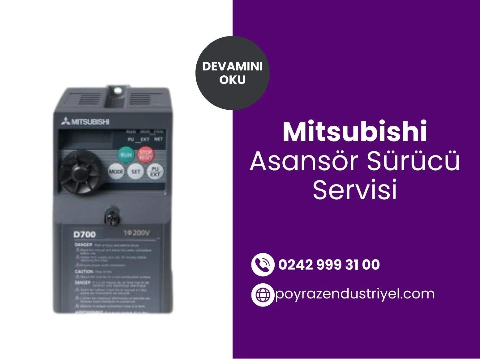 Mitsubishi Asansör Sürücü Servisi